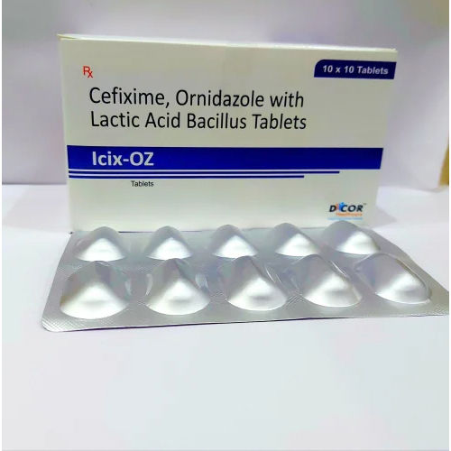 Cefixime 200 Mg Ornidazole 500 Mg Tablets