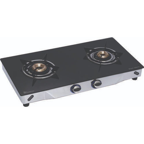 LPG GAS STOVE 2 BURNER (GLASS)