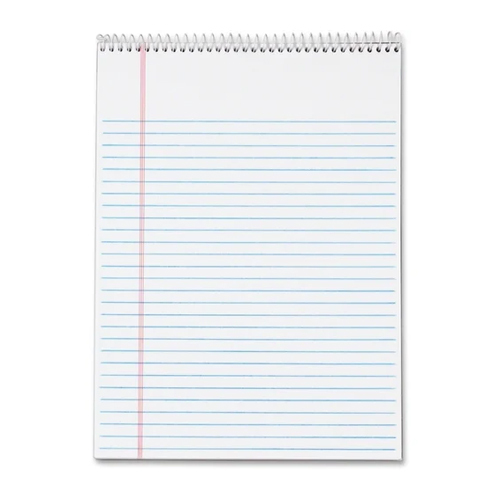 107 Pages School Writing A4 Size Spiral Binding Notebook
