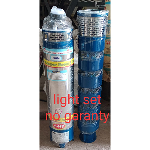 6Hp Pump Set Application: Submersible