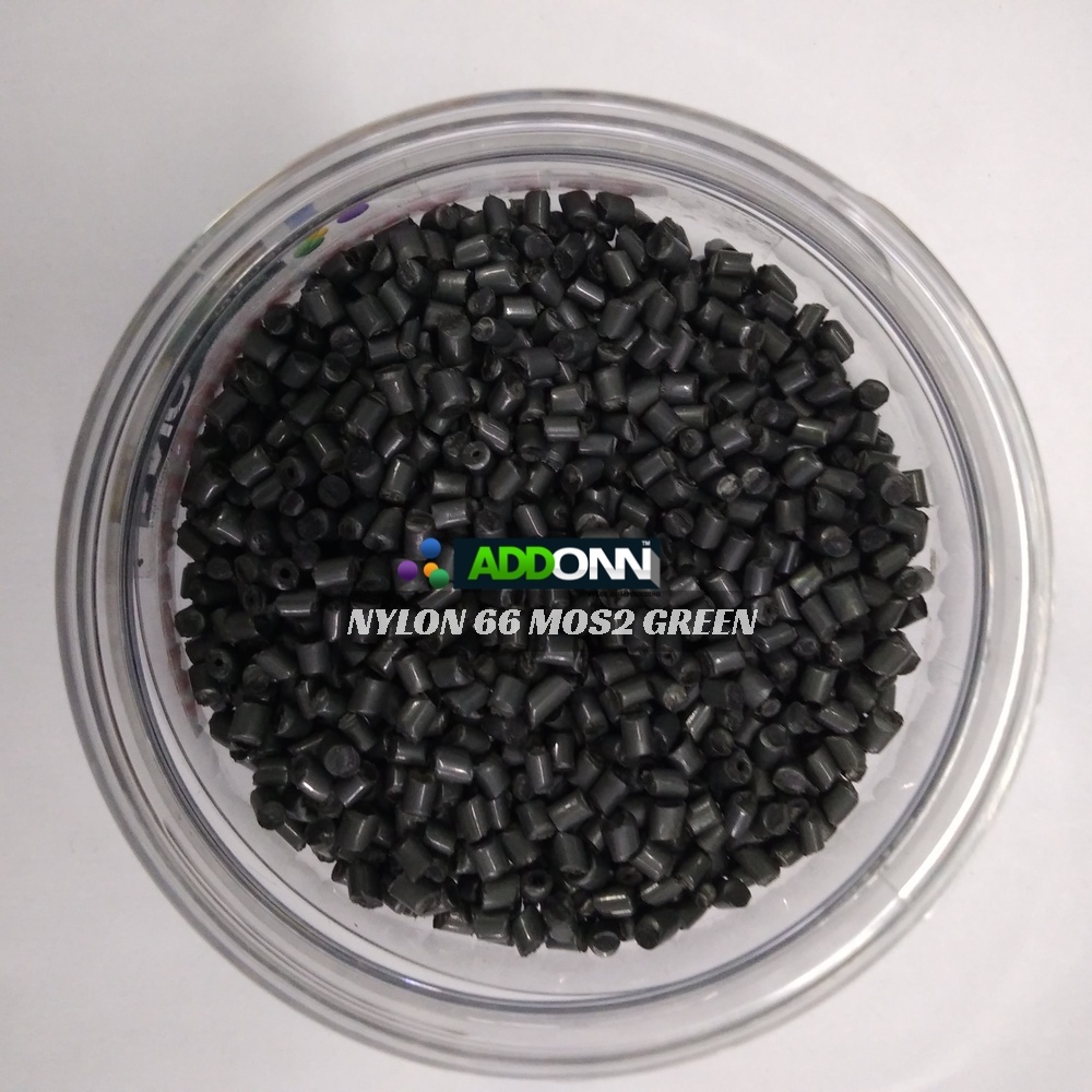 Nylon 66 MOS2  Filled Black Plastic Pellets