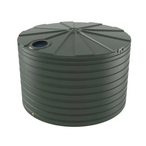 Water Tank - Variable Capacity, Variable Diameter, Variable Height, Dark Green Plastic | Durable, UV Resistant, Leakproof, Easy Installation