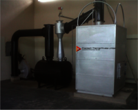 Liquid Waste Incinerator - 100 Kg/batch Capacity, Electrical Power Source For Hazardous Liquids Decomposition