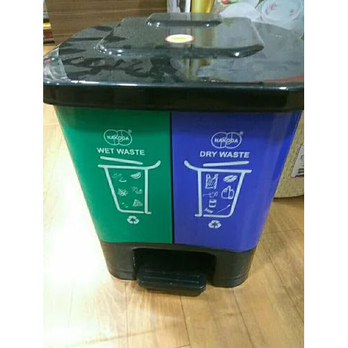 Plastic Dustbin Double with Pedal