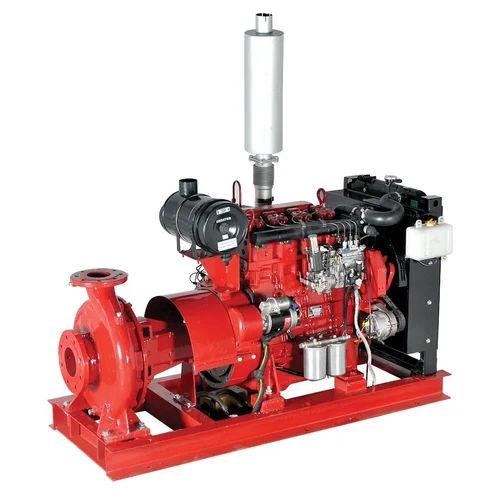 Red Diesel Fire Pump