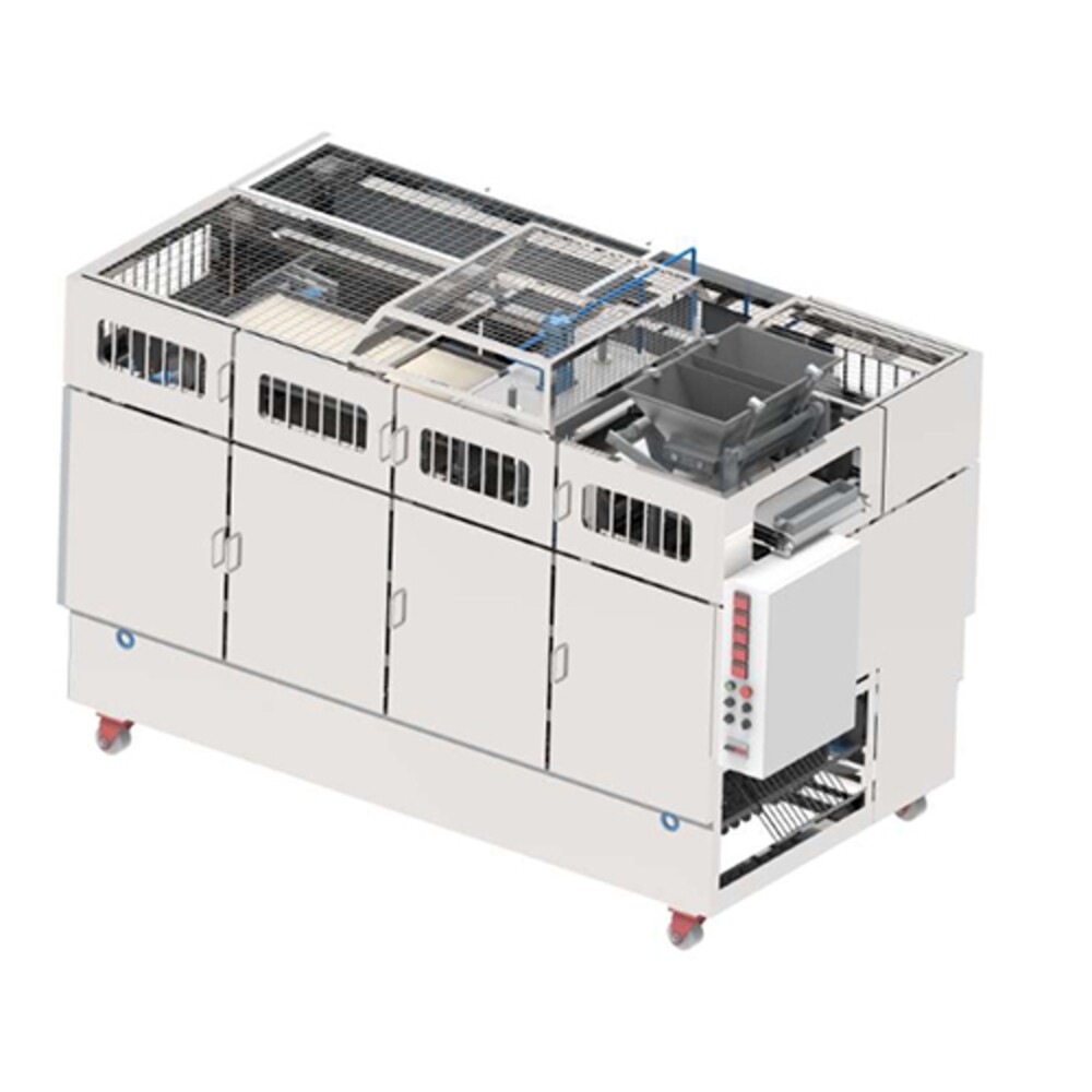 Pressing Type Kmp-4 Fully Automatic Chapati Making Machine - Color: Silver