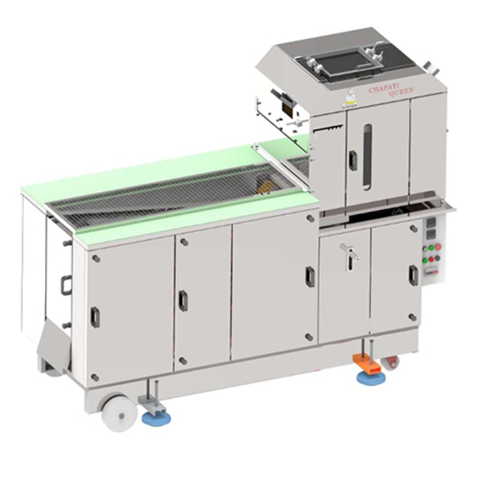 Kmr-1 And 1.2 Fully Automatic Chapati Making Machine Rolling Type - Color: Silver