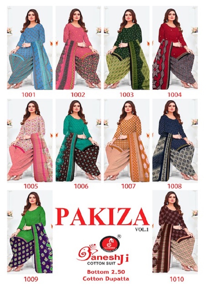 Ganeshji Pakiza Vol-1  Dress Material