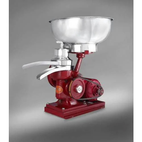 Silver/Red 100 L Electric Cream Separator