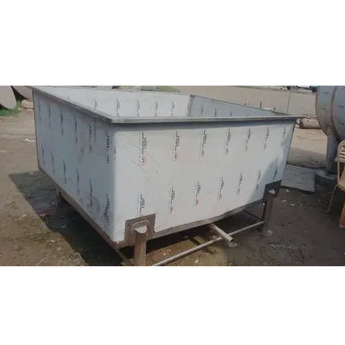 Silver 1000Ltr Ss Dump Tank