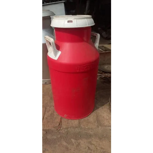 Red 40 Ltr Nilkamal Plastic Milk Can