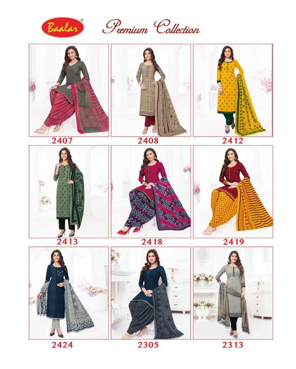 Baalar Zaara Vol-15 Dress Material