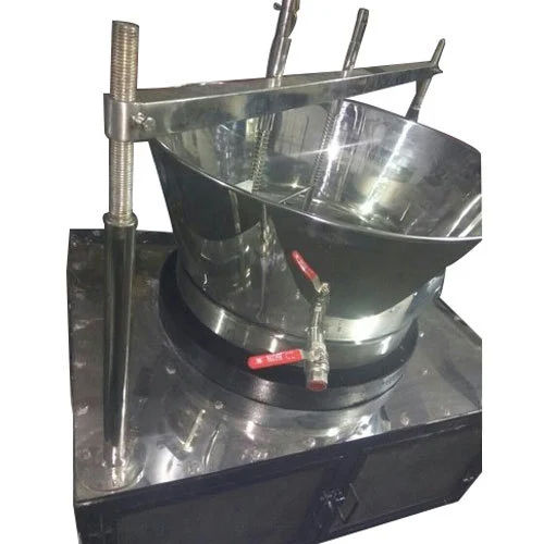 Khoya Making Machine - Stainless Steel, 1 HP Motor, 220 V | Good Quality for Dairy Industry, Silver Finish