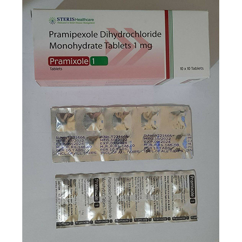 Pramipexole Dihydrochloride Monohydrate 1mg Tablets