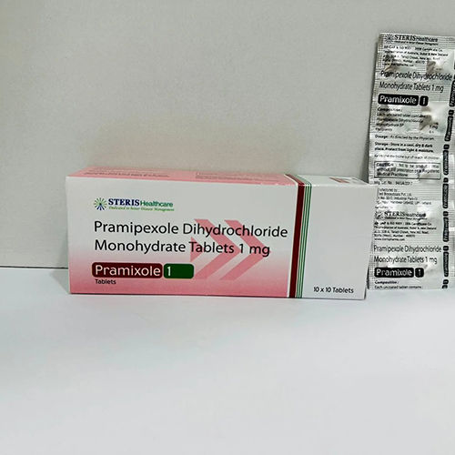 Pramipexole Dihydrochloride Monohydrate 1Mg Tablets General Medicines