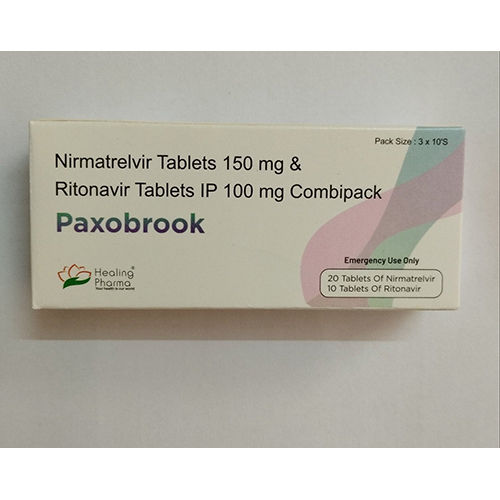 Paxobrook Nirmatrelvir And Ritonavir Tablets Combipack General Medicines