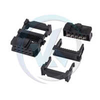 2.54mm Pitch Idc Pin Connector - Industrial Grade | Black Color, Ideal For Reliable Electronic Connections In Industrial Applications