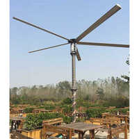 Silver Pole Mount Heli Fan