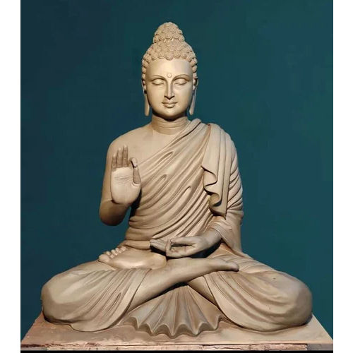 Brown Marble Buddha Statue