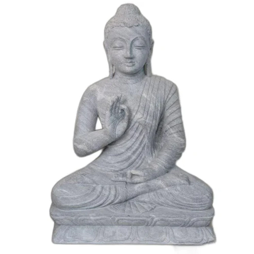 White Marble Buddha Statue