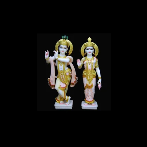 Marble Lord Radha Krishna Statue