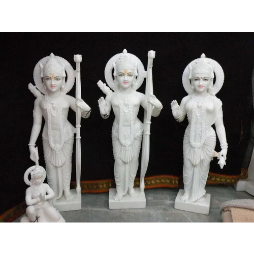 Ram Jodi Marble Statue