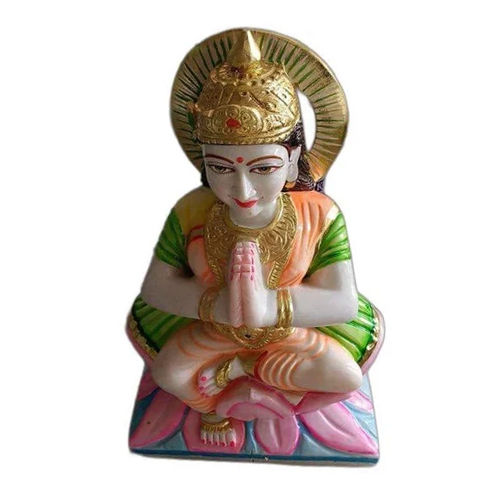 Customised Polished Marble Laxmi Statue