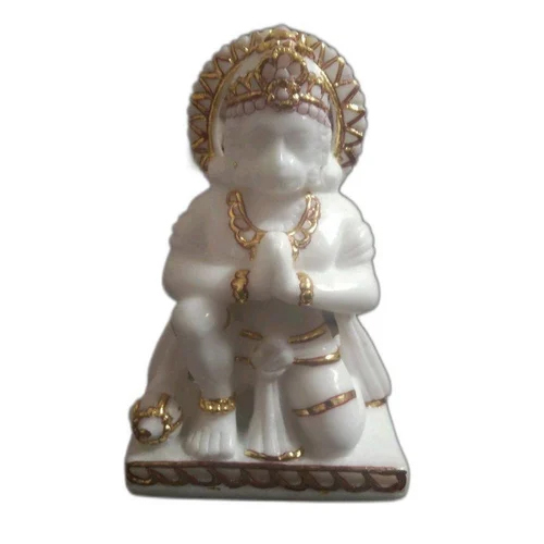 White Marble Hanuman Statue