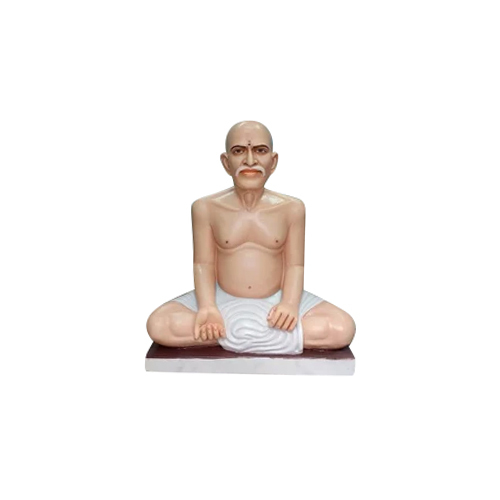 Marble Swami Samart Statue