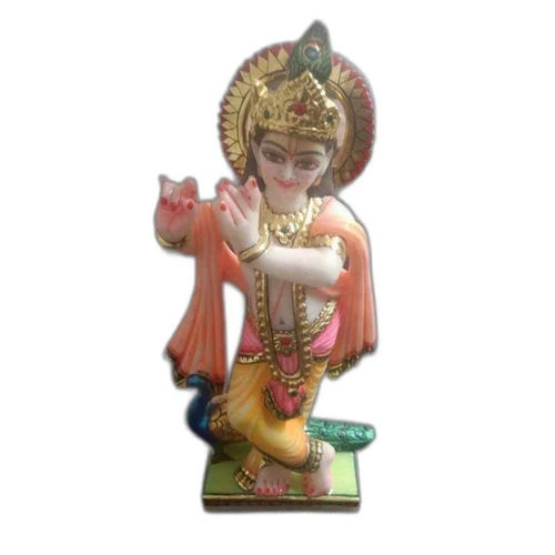 Customised Marble Lord Krishna Statue