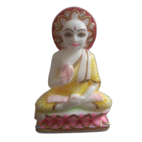 Marble Mahaveer Jain Statue