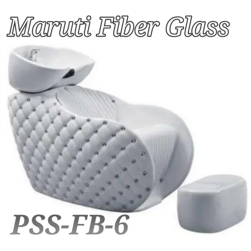 White Pss--6 Shampoo Chair
