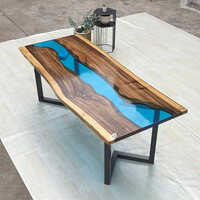 Modern Epoxy Resin Table