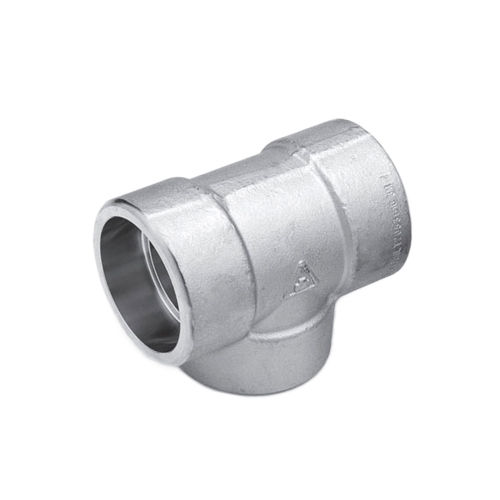 Sliver Stainless Steel Socket Weld Tee