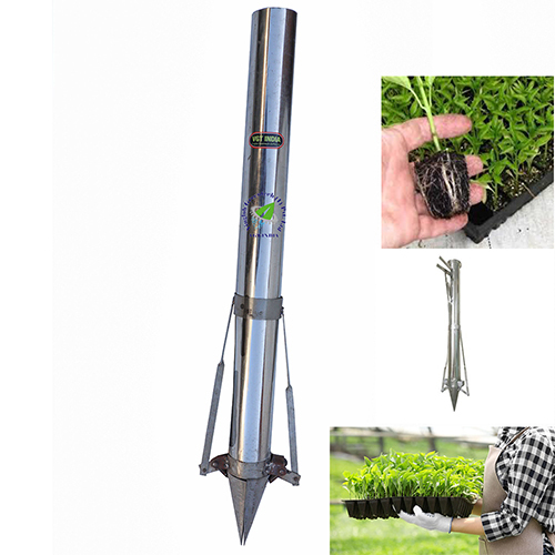 Manual Double Cone Vegetable Transplanting Machine