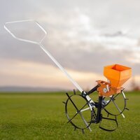 Made In India Manual Hand Operated Seed Drill For Sowing Seed - Color: Orange