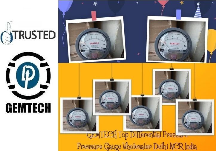 GEMTECH Differential Pressure Gauge Dealers near Safdarjung Hospital New Delhi