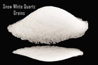 Snow White Quartz Grains