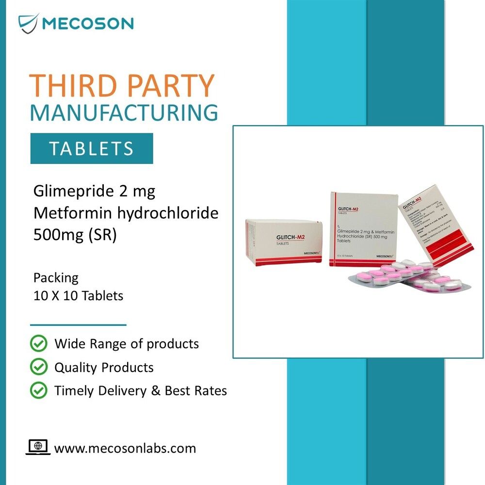 Glimepiride 1mg metformin 500mg tab