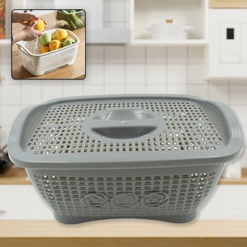 LASTIC BASKET WITH LID 5546