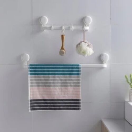 Multifunction Suction Cup Towel Rack