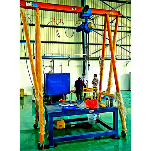 Portable Floor Crane - Material: Stainless Steel