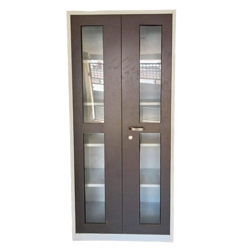 Grey Double Door Library Cupboard