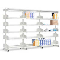 Double Side Metal Library Rack