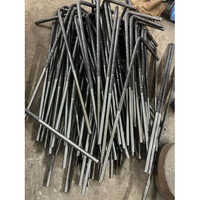 L Type Foundation Bolts 10.9 Grade - Color: Silver