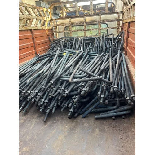 Mild Steel J Shape Foundation Bolts