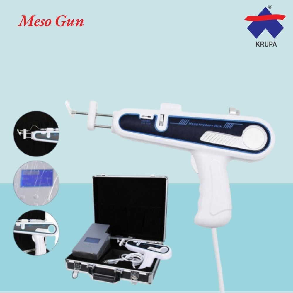 Dr Meso Gun - Lightweight, Compact Design | Advanced Mesotherapy Technology, 1-Year Warranty, Needle Guide for Precision