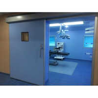 Hermetically Sealed Sliding Ot Door - Color: Blue