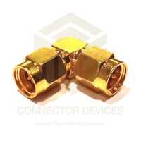 Sma Male To Male Connector Right Angle - 18 Mhz Frequency | Industrial Application, Durable Design For Reliable Signal Transmission