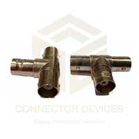 Bnc Female T Adapter 3 Female - Frequency Range: 4 - 6 Ghz, Application: Industrial, Frequency: 18 Mhz  